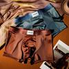 Men's Light Luxury Satin Breathable Boxer Briefs – Ice Silk & Antibacterial Mesh, Comfortable High-End Summer Underwear