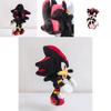 Hochwertige Sonic The Hedgehog Plüschpuppe Shadow Sonic Kuscheltier 10 Zoll Schwarz Geschenk