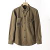 American Retro Long Sleeve Spring and Autumn Full Cotton Casual Parka