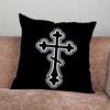 Orthodox Cross Icon Pillow Case For Home Bedroom Car Office Decoration Living Room Sofa Cushion Cover Suitable