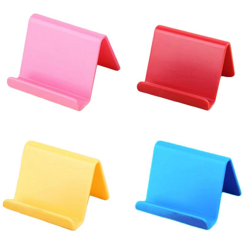 1Pc Phone Holder Universal Mini Plastic Smart Phone Holder Table Desk Mount Stand Phone Holder Bracket Tablets Holder
