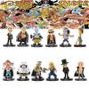 12pcs One Anime Piece Luffy Figure Model Toy Ornament Decor Gift Collection Set