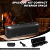 Oblong Shape Violin Protection Box for 4/4 Size with Handle Professional Hard-Shell Violin Case Shoulder Straps for Outdoor Use