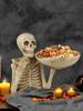 for Home Desk Decoration 1 PCS Halloween Skeleton Storage Tray Halloween Skull Decor Candy Dish Halloween Skull Storage Tray
