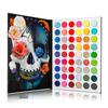 Beauty Glazed DELANCI Big Colorful Eyeshadow Palette Professional 54 Color Board Eye Shadow Bright Neon Glitter Matte Shimmer Makeup Pallet Highly P