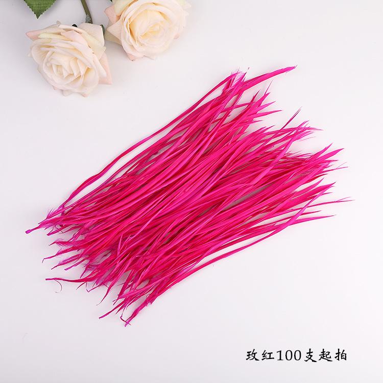 50Pcs Various Colors 12-20Cm High Quality Goose Feather Torn Unilateral, Colored Feathers, Feather Products