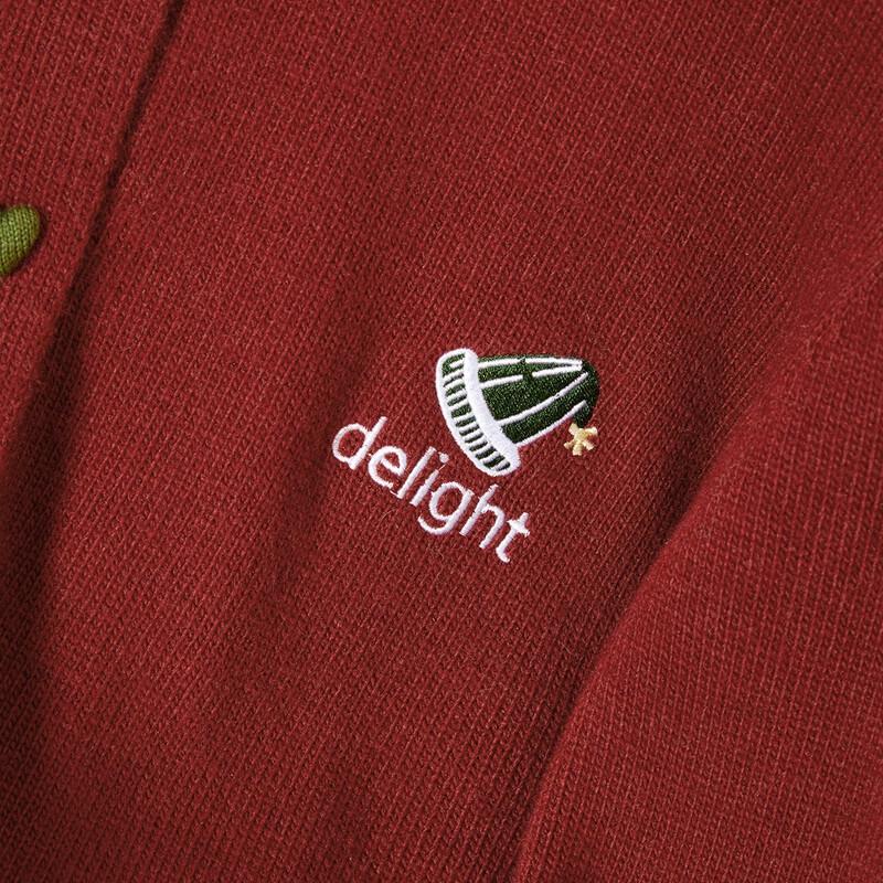 Tachie Women's High-Neck Embroidered Knit Top