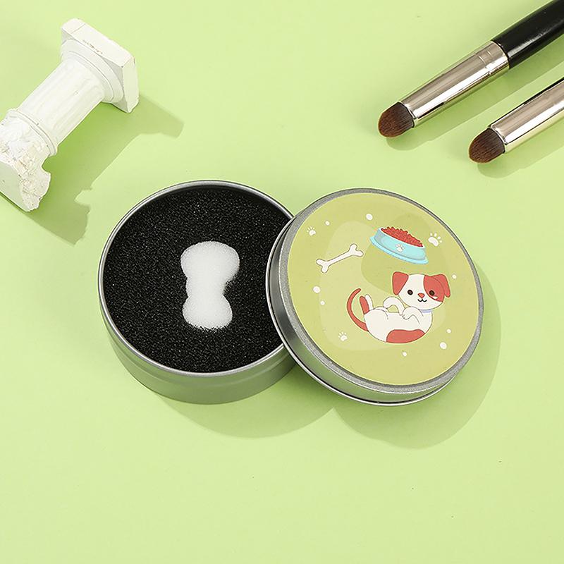 

1 шт., набор для химчистки кистей для макияжа, набор для двойного использования, кисти для теней, губка для удаления цвета, щетка для мытья, скребок для чистки as the picture