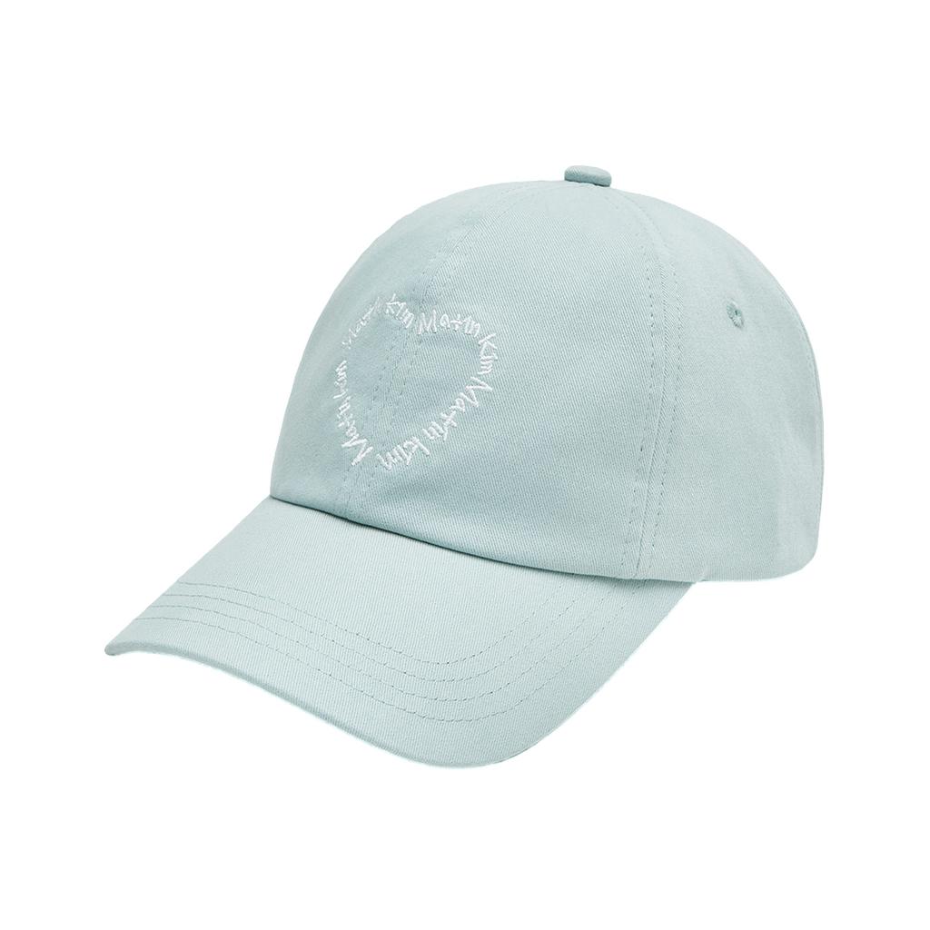 Matin Kim Heart Logo Ball Cap In Light Blue