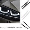 For Volkswagen Golf 7 MK7 GTI R  2013-2018 Head Light Lamp Eyelids Eyebrow Headlight Decoration Car Styling Trim Accessories