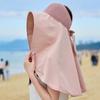 Wide Brim Mountaineering Cap Breathable Hiking Bucket Hat Foldable Women Sun Cap  Famale