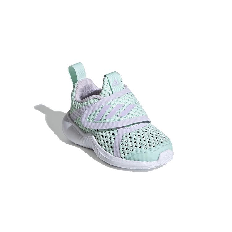 adidas Fortarun Summer Cushioning Abrasion Resistant Breathable Low Top Toddler Shoes Green Infant And Toddler EF9704