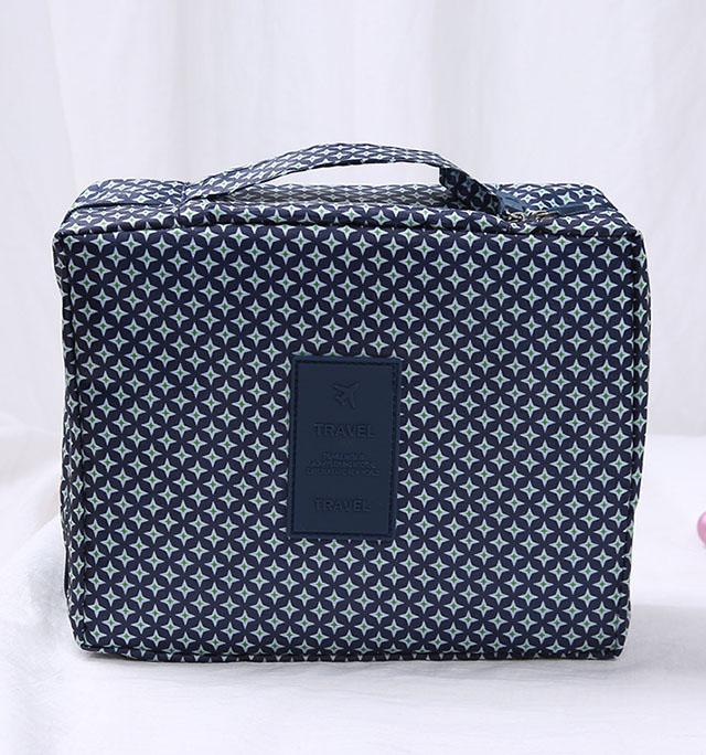 Multifunktionale Reise-Make-up-Tasche für Mädchen, wasserdichter, tragbarer Kosmetik-Organizer mit mehreren Fächern für Damen