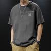 Cotton Short Sleeve T Shirt Fashion All Match Breathable Summer Sport T-shirt Men Top