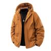 Men's Winter Hooded Cotton Jacket - Trendy, Windproof, Waterproof Casual Workwear