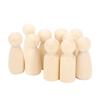 20pcs Male And Female Unfinished Wood Figures 55mm Size Wooden Craft People  For DIY Painting