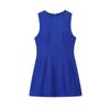 European & American Style Women's Sleeveless Fluffy Dress - Solid Color, Round Neck, Short Length (2025)