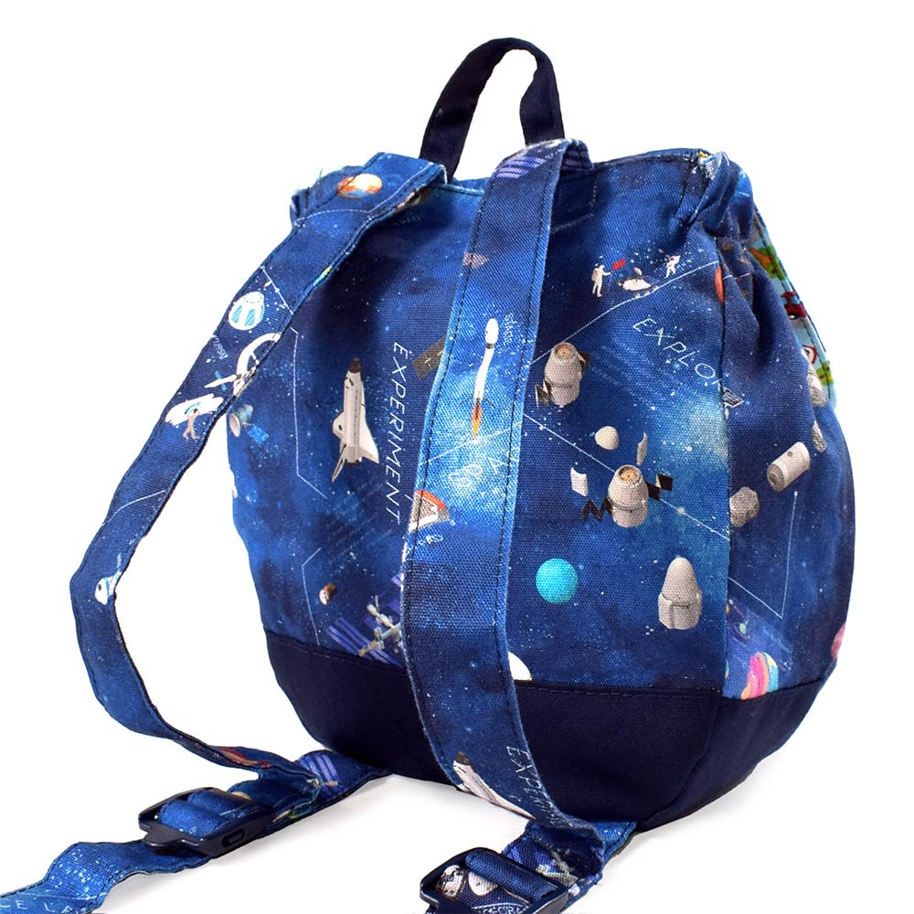 COLORFUL CANDY STYLE Rucksack für den 1. Geburtstag des Babys, zukünftige Weltraumforschung und Raumschiff, inklusive Taschentuch-Etui für Jungen, & Kinder, Baby's