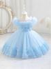 Infant & Toddler Fluffy Tulle Princess Dress: Summer Wedding, Party, First Birthday Outfit
