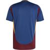 Adidas AS Roma Series Fan Version Second Away Brand Logo Sports Slim Fit Short Sleeve Retro Football Shirt Men Tops Tech-Indigo IT6062