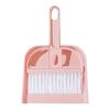 Plus Nao Mini Broom Dustpan 2 Piece Set Hanging Broom Dustpan Care Indoor Cleaning Goods Cleaning Compact Multifunctional Pet Desk - Pink