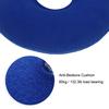 Anti Bedsore Cushion Round Shape Breathable  Inflatable Cushion for Bedridden Patient (Blue)