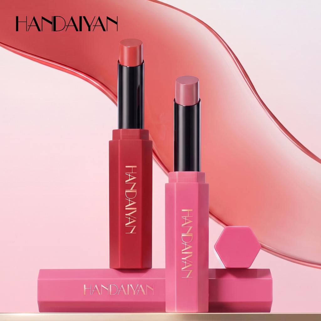 6 Color Matte Lipstick Pencil Waterproof Long Lasting Non-Stick Cup Sexy Red Matte Solid Lip Gloss Nude Pink Lipstick Pen Makeup