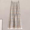 Women's Resort Hollow Knit Top & Floral Skirt Set