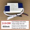 LED Driver Adapter 1Pcs Power Supply Transformer DC 3-4V 600mA for 1W 2W 3W Reading Lamp Projects