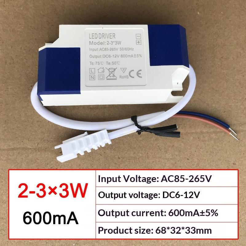 LED Driver Adapter 1Pcs Power Supply Transformer DC 3-4V 600mA for 1W 2W 3W Reading Lamp Projects