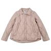 Womens Lightweight Hoodless Down Jacket Short Slim Fit Korean Style Casual Quilted Duck Coat
