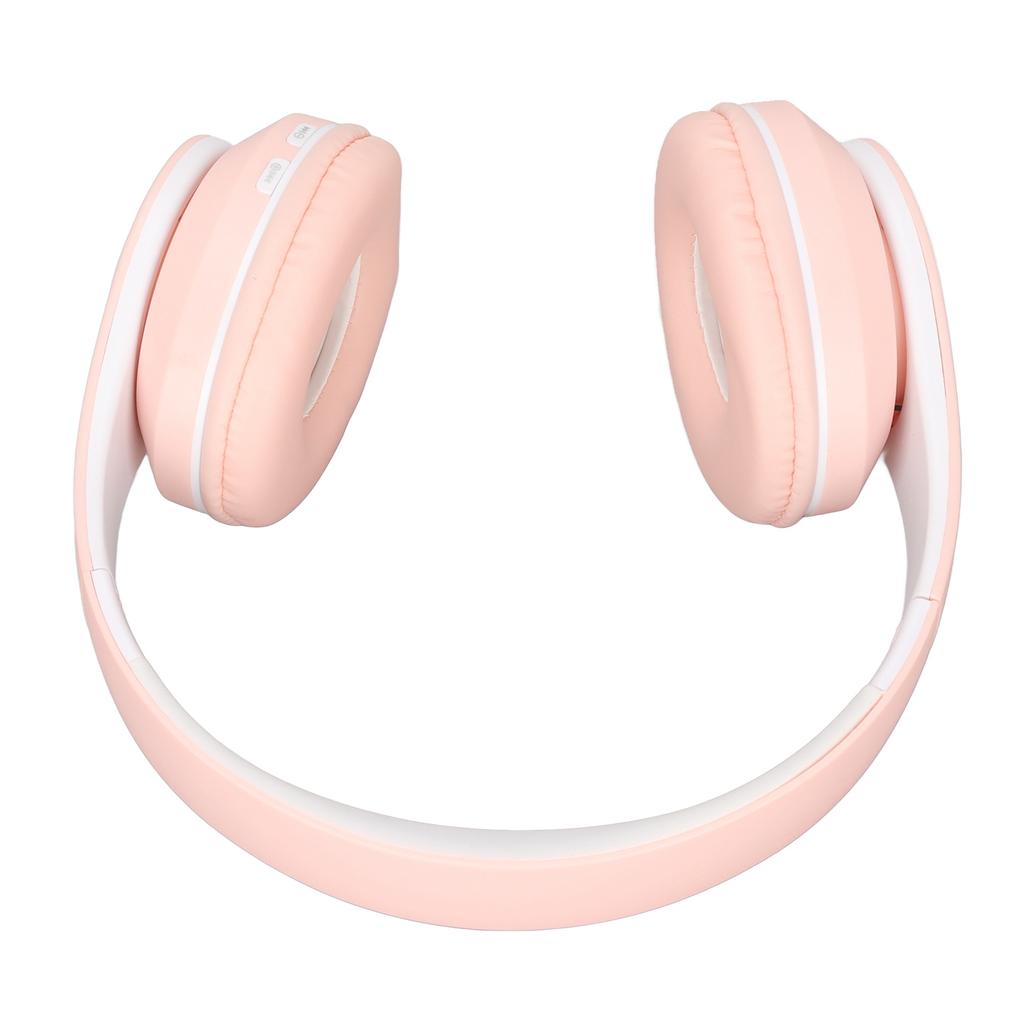Bluetooth Headset Noise Reduction Foldable Over Ear Wireless Headphone with Colorful Light for Phone Laptop