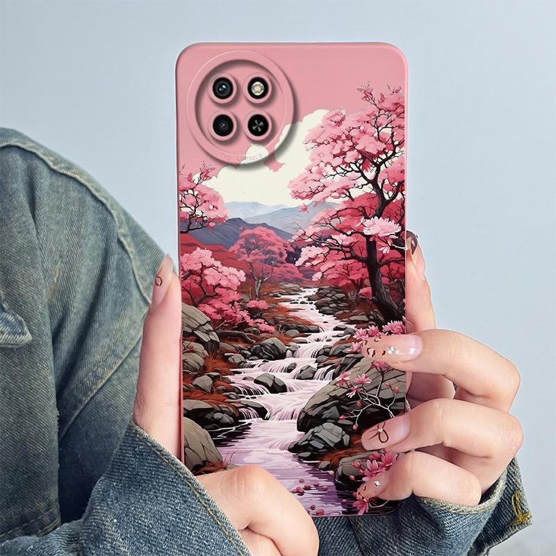 For Itel S23 Phone Case S665L Cover Soft Silicone Cute Panda Flower Boys Girls Painted Shell Cartoon Funda Protect Casing Coque