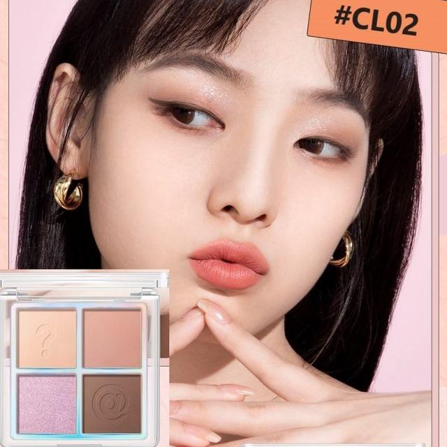 FOCALLURE - Палетка теней для век из 4 цветов - BDJW #CL02 - 4.5g