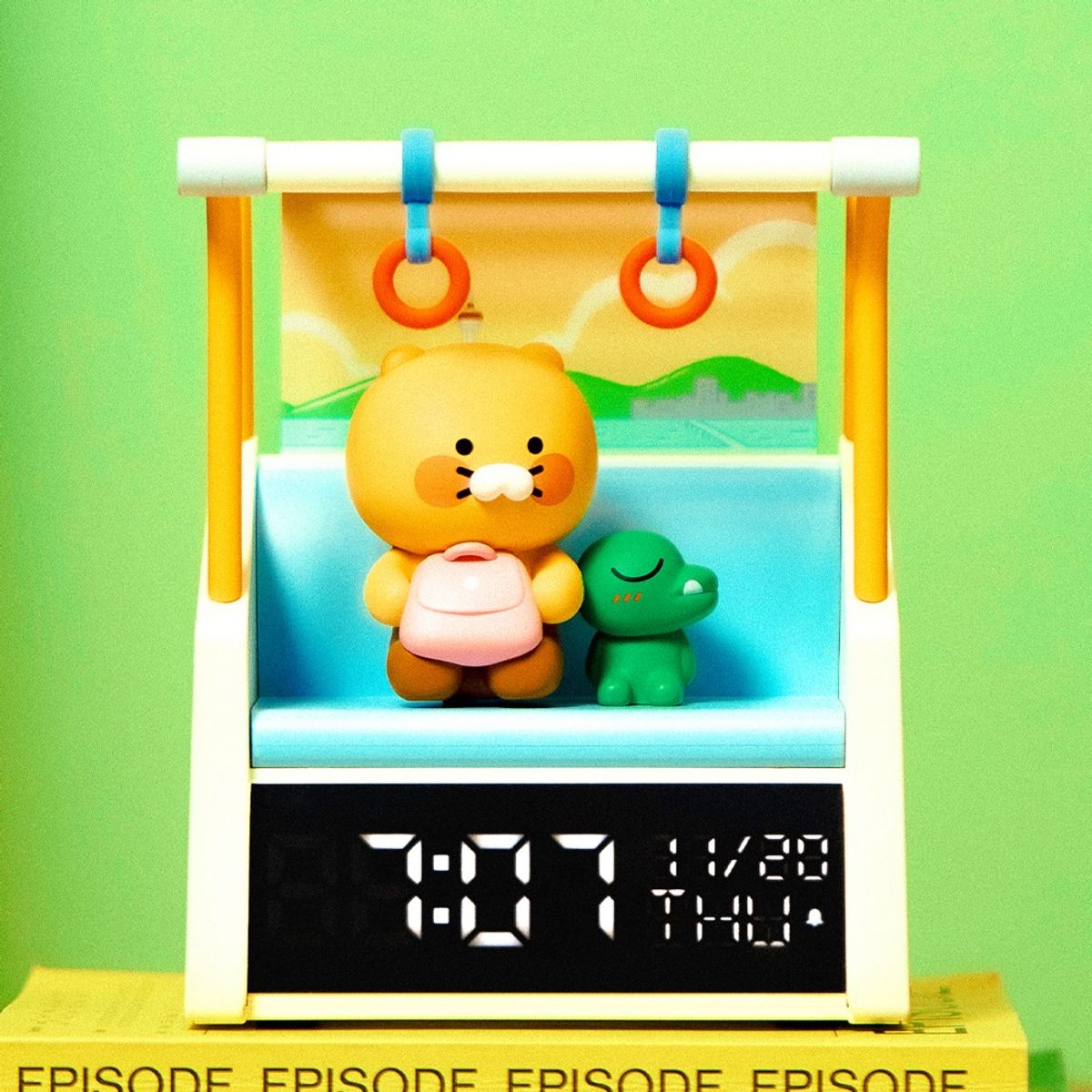 

Kakao Friends Desk Digital Clock Subway Chun-Sik Edition Chun-Sik