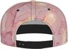 Pink Purple and Gold Stone Marble Texture Baseball Cap for Men Women, Adjustable Trucker Hat Snapback Sun Dad Cap Lightweight