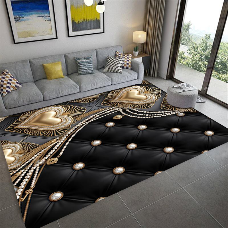 2025 New Gorgeous Heart Carpet Rug for Living Room Bedroom Home Sofa Decoration,Kids Play Non-slip Floor Mat