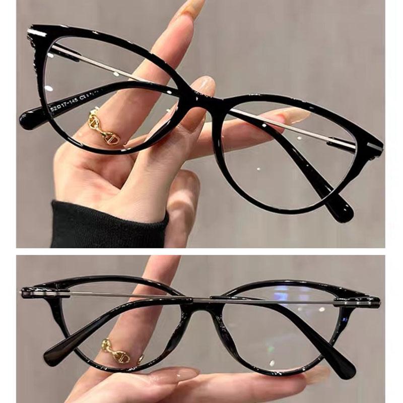 Retro Unisex Cat Eye Frame Reading Glasses Eye Protection Farsighted Fashion Reading Glasses for Women Men Eyeglasses