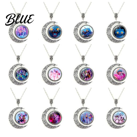Anime Girl Pendant Necklace Korean Pop Hunters Movie Fans Merchandise