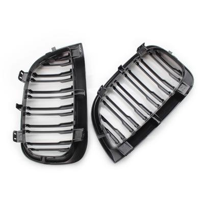 Paar Frontgrill-Grills, Ersatz für BMW 1er E81 E87 2004–2007, Auto-Styling-Renngrills