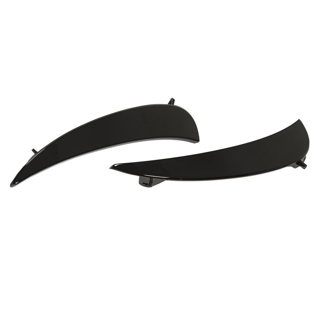 Gloss Black Front Bumper Fog Grille Air Vent Trims Replacement for Benz E‑Class W213 C238 AMG Line Facelift 2021‑2023