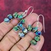 Abalone Shell Handmade Gemstone Jewelry, 925 Solid Sterling Silver Earrings Antique Jewelry