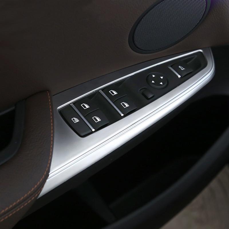 BBJS7 Accessories for BMW X3 X4 F25 F26 Car Inner Gearshift Air Conditioning CD Panel Door Armrest Cover Trim Decorative Car Stickers