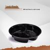 Round 3-Compartment Microwaveable Disposable Food Containers