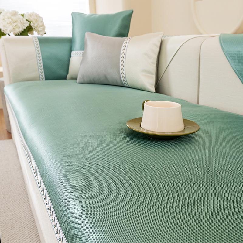 New Summer Ice Silk Sofa Cushion Mat Seat Cushion Non-Slip Sofa Cover Universal Sofa Cover Towel
