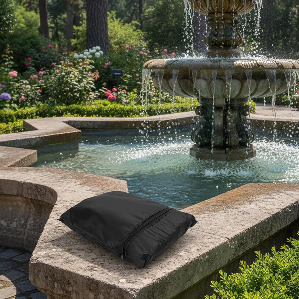 Outdoor Furniture Cover 122*173cm Winter Fountain Cover Easy Install Weatherproof Fountain Lightweight Material