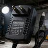 12V DC Power Adapter, US Plug, Internal Positive/External Negative for LED Strips and Monitors