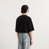 Men's Solid Loose Fit Crew Neck Half Sleeve T-Shirt