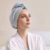 Ultra Absorbent Quick Dry Hair Towel Cap Women Thick Microfiber Bath Hat Long 26x65cm