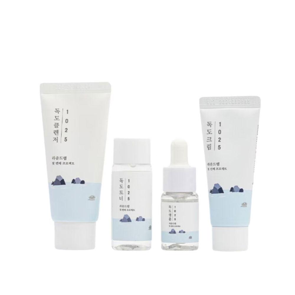 Round Lab Travel-Friendly Mini Skincare Kit 1025 Dokdo Trial Kit
